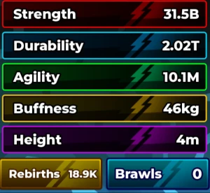 Conta de muscle legend com 18k de rpts - Roblox