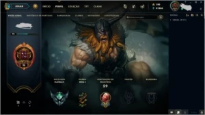 Conta League of Legends - Platina 3 - 50k Essências LOL