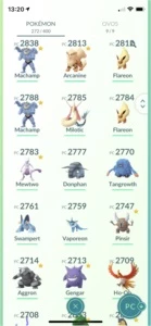 Conta lvl 36 com 101 Pokémon’s 100% - Pokemon GO