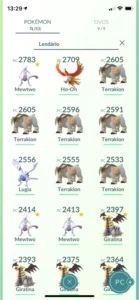 Conta lvl 36 com 101 Pokémon’s 100% - Pokemon GO