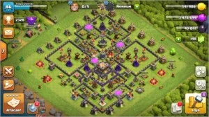 Centro de Vila 11 Rushado!! - Clash of Clans