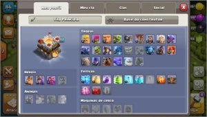 Centro de Vila 11 Rushado!! - Clash of Clans