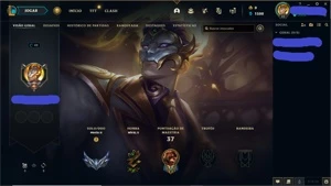 Conta Main Brand com skins prestígio e zumbi - League of Legends LOL