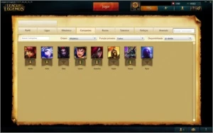Conta lol lvl 15 +8 Campeões +1000 Ip +2 Skins +7 Icones - League of Legends