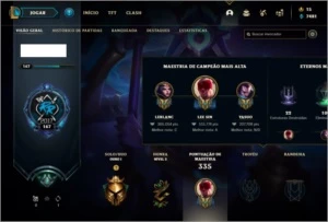 Conta ouro 1 com 86 champs e 71 skins ( MAIN MID ) - League of Legends LOL