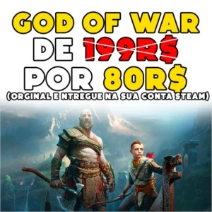 GOD OF WAR ORIGINAL ENTREGUE NA SUA STEAM
