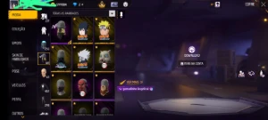 Conta De Free Fire (Ff) Top Foco  E Parcerias!!