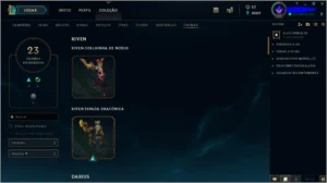 Conta League Of Legends 328 skins All champs LOL