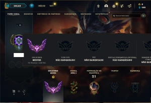 Conta Mestre com 26 Champs e 1 Skin ( 128 PDL ) - League of Legends LOL