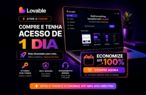 Lovable - Use sem limites Créditos - 1 Dia (Via Token)