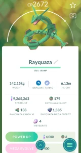 Rayquaza Pokémon Go - Leia a Descrição - Pokémon Lendário