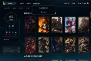 Conta League of Legends , Diamante 5 (solo/duo e flex) LOL