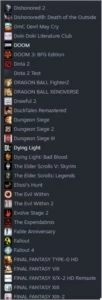 Conta steam 304 jogos, 415 dlc’s