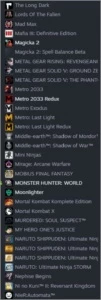 Conta steam 304 jogos, 415 dlc’s