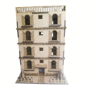 Mini Prédio, em MDF - outdoor personalizavel, casinha,... - Artesanato e Personalizados