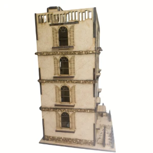 Mini Prédio, em MDF - outdoor personalizavel, casinha,... - Artesanato e Personalizados