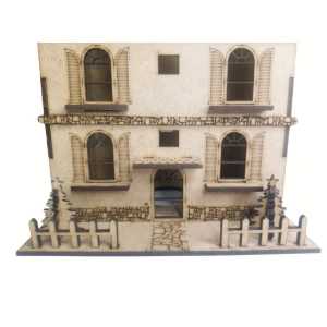 Mini Prédio, em MDF - outdoor personalizavel, casinha,... - Artesanato e Personalizados