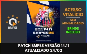🧡 Patch Bmpes 2026 + Brinde┃Acesso Vitalício! - eFootball PES