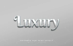 #8 Efeito de Texto 3D Luxury PSD Editável | ★PREMIUM★ - Outros