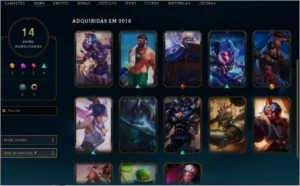 Contas league of legends com otimo mmr e varias skins LOL