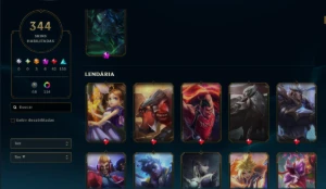 Conta Com Deus Rei Darius Divino [Gacha] | Lvl926 344 Skins - League of Legends LOL