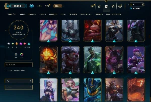 Bronze 4 com TODOS os Champs e 240 Skins ( MID / JG / TOP ) - League of Legends LOL