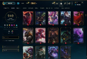 Bronze 4 com TODOS os Champs e 240 Skins ( MID / JG / TOP ) - League of Legends LOL