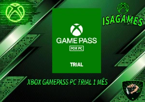 Xbox Gamepass pc 1 mês-CÓDIGO 25 DÍGITOS Brasil. TRIAL