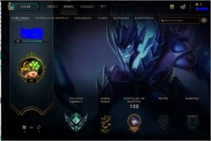 conta para smurf plat 2 com mmr alto para main adc - League of Legends LOL