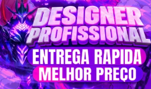DESIGNER PROFISSIONAL E BARATO (BANNER,THUMBNAIL, LOGO) 