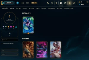 Lol Lvl 31, Bronze Ii, Skin Ultimate, Upada À Mão, 6K Ea - League of Legends