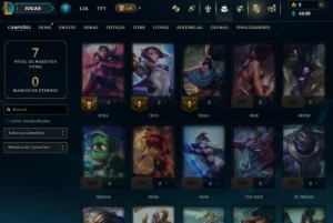 Lol Lvl 31, Bronze Ii, Skin Ultimate, Upada À Mão, 6K Ea - League of Legends
