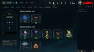 conta do lol todos campeao e 341 skin - League of Legends
