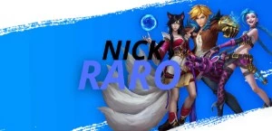 NICK RARO LEAGUE OF LEGENDS ( leia a descrição) LOL