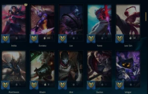 Conta de lol com varias maestrias querendo vender rapido - League of Legends