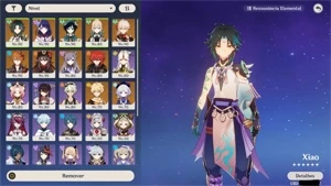 Conta Genshin Impact AR 57 10 personagens 5*. Aceito propost
