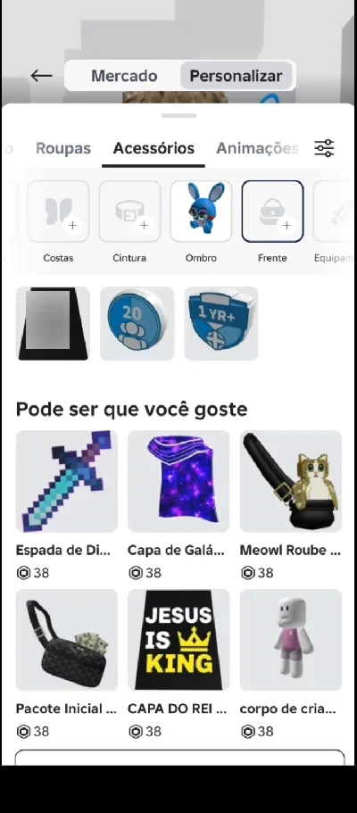 Vendo conta de roblox