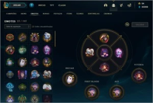 CONTA LOL GOLD 3 + 134 CHAMPS + 214 SKINS - League of Legends