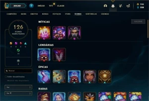 Conta prata 3 com 91 Champs e 49 Skins - League of Legends LOL