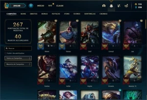 Conta prata 3 com 91 Champs e 49 Skins - League of Legends LOL