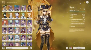 >>Conta Genshin Impact | Navia + Baizhu + Aloy |