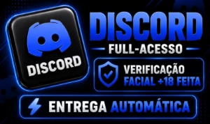 Conta Discord +18 | Verificação Facial Concluída