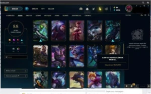 Conta lol platina1 - League of Legends