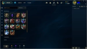 Conta Lol platina 3 - todos os personagens / 585 skins - League of Legends