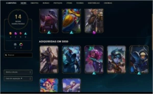 Conta lol lvl 84 - League of Legends