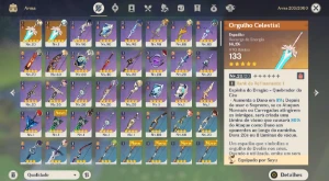 Alhaitham, Nahida C2, Yelan, Diluc e Keqing + Orgulho Cel x2 - Genshin Impact