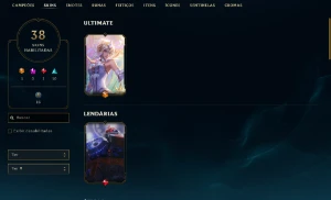 Conta LOL Diamante 2 - LVL 149 - Quase Todos Champions - 38 - League of Legends