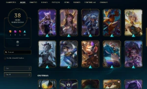 Conta LOL Diamante 2 - LVL 149 - Quase Todos Champions - 38 - League of Legends