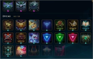 Conta level 112 todos campeões diamante IV 199skinns - League of Legends LOL