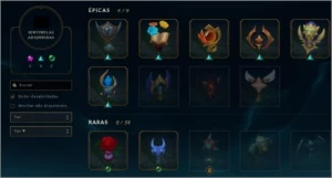 Conta level 112 todos campeões diamante IV 199skinns - League of Legends LOL